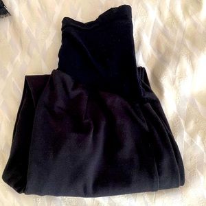 Dress Maternity Leggings with Ankle Tie Detail